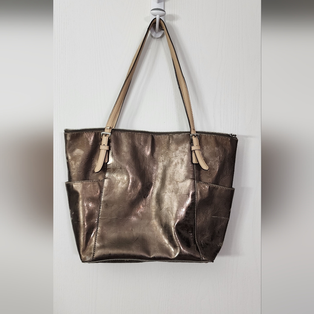 Michael Kors Metallic Tote Bag